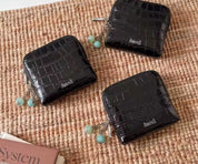 Poro Croc-Embossed Wallet