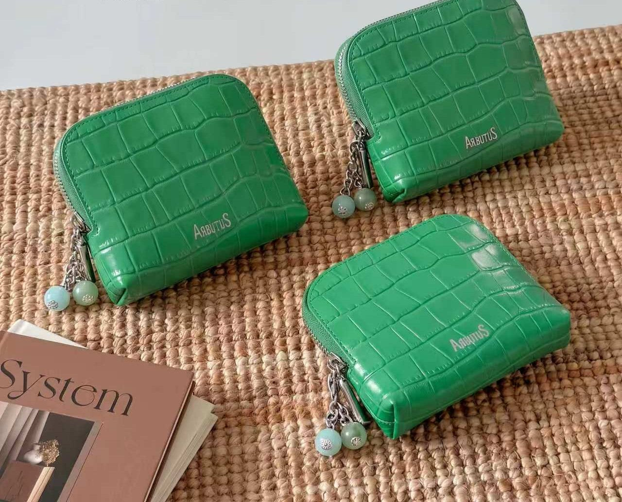 Poro Croc-Embossed Wallet