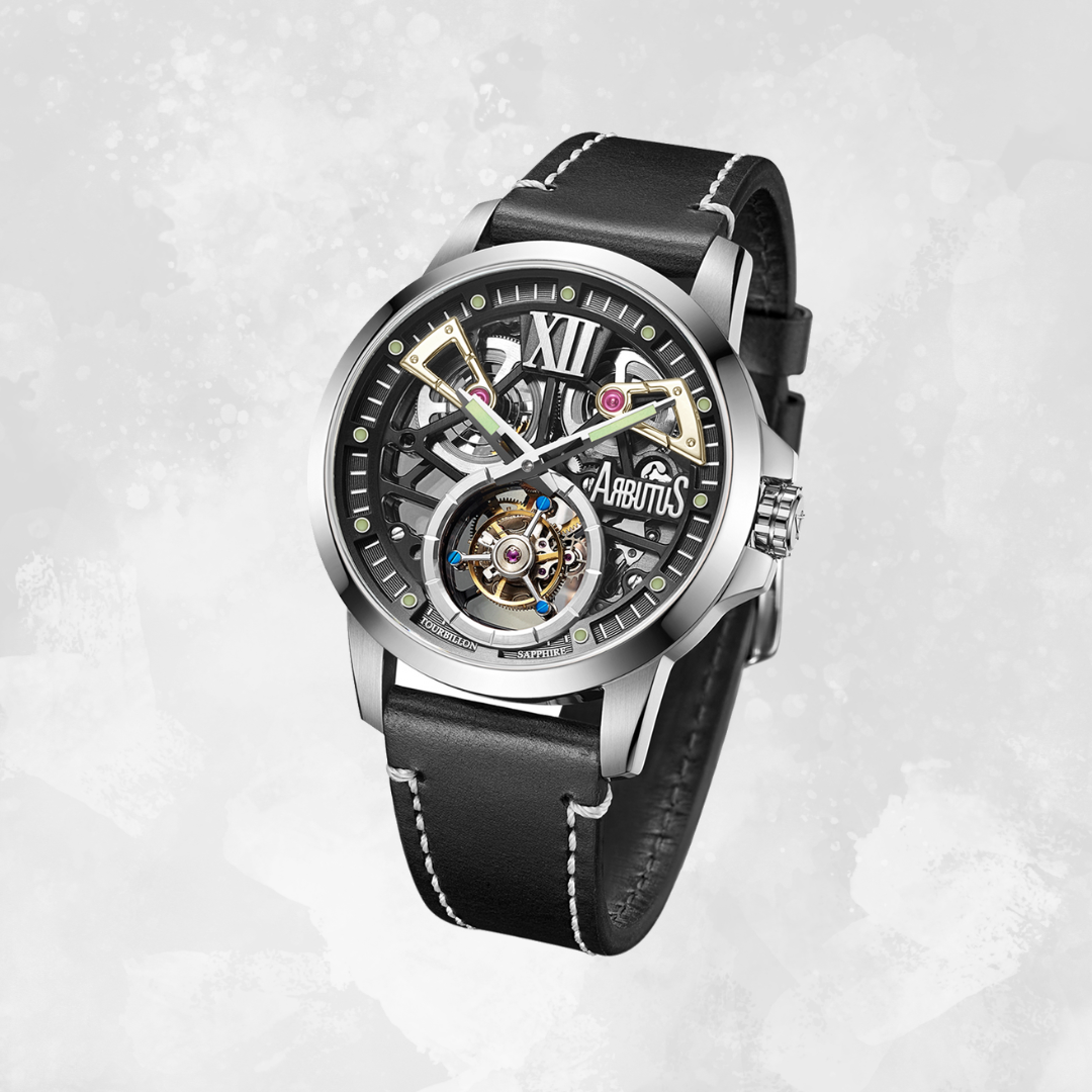 Arbutus sales skeleton watch